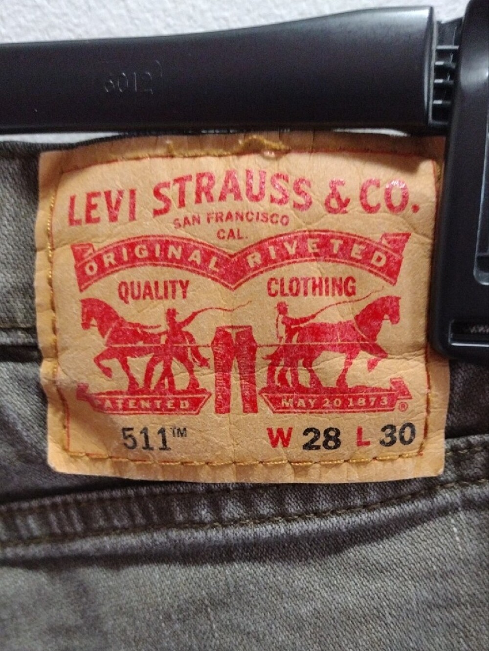 Levi's 511 Slim Straight Jeans Gray W28 - Picture 2 of 12